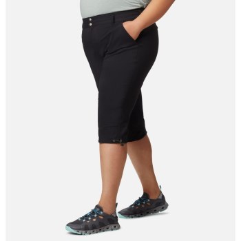 Columbia Broek Dames, Saturday Trail II Knee Pant Plus Sizes Zwart, 81LQMIJDP